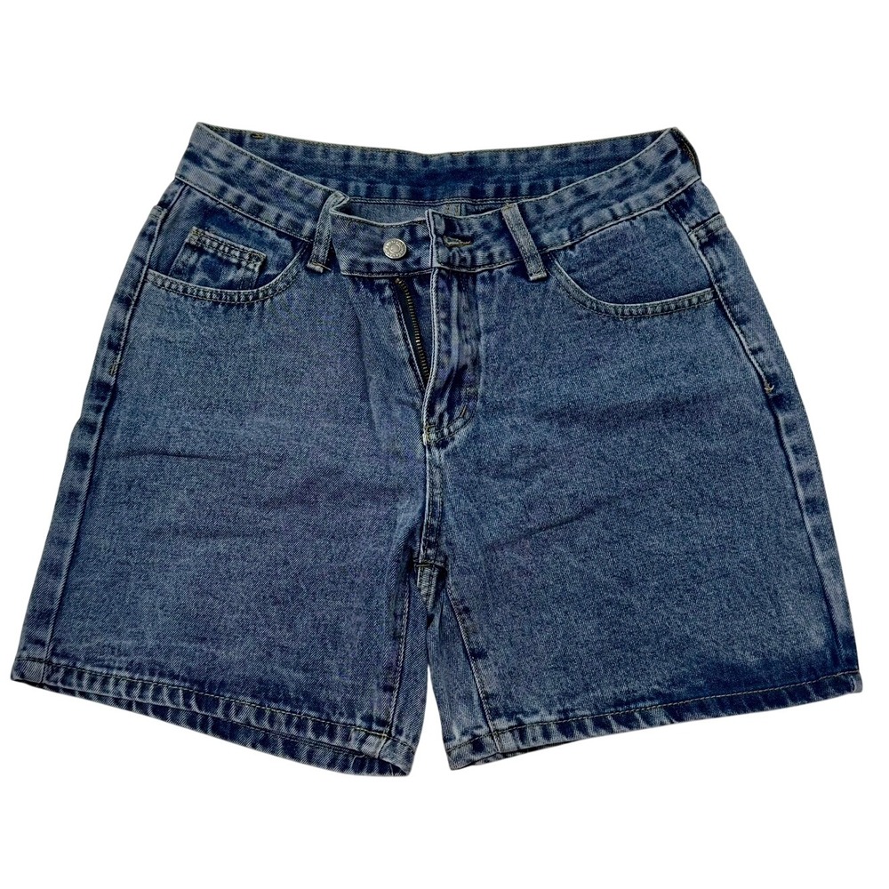 SHEIN Women's Size‎ 28 Blue Wash Denim Shorts High Waisted